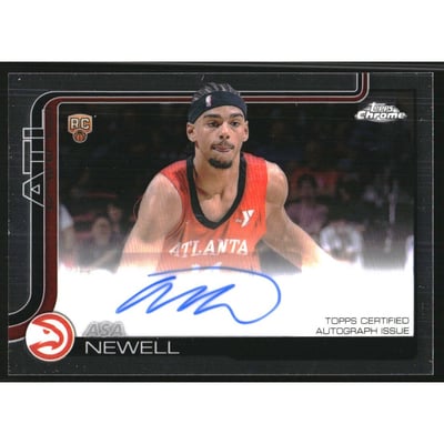 2025-26 Topps Chrome Rookie Autographs #TCARAN Asa Newell