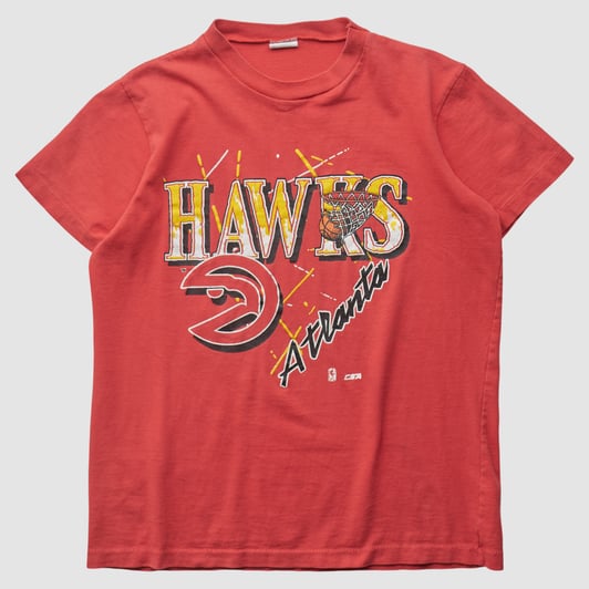 Atlanta Hawks CSA 90s T-shirt - Red - S by Fanatics Real Vintage