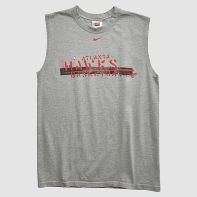 Atlanta Hawks Nike 2000s Tank - Heather Gray - S by Fanatics Real Vintage