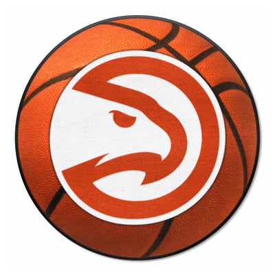 Atlanta Hawks Logo Brands 27" Diameter Basketball Mat