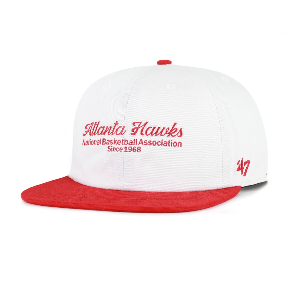 Atlanta Hawks '47 Script Stack Captain Snapback Hat - Cream
