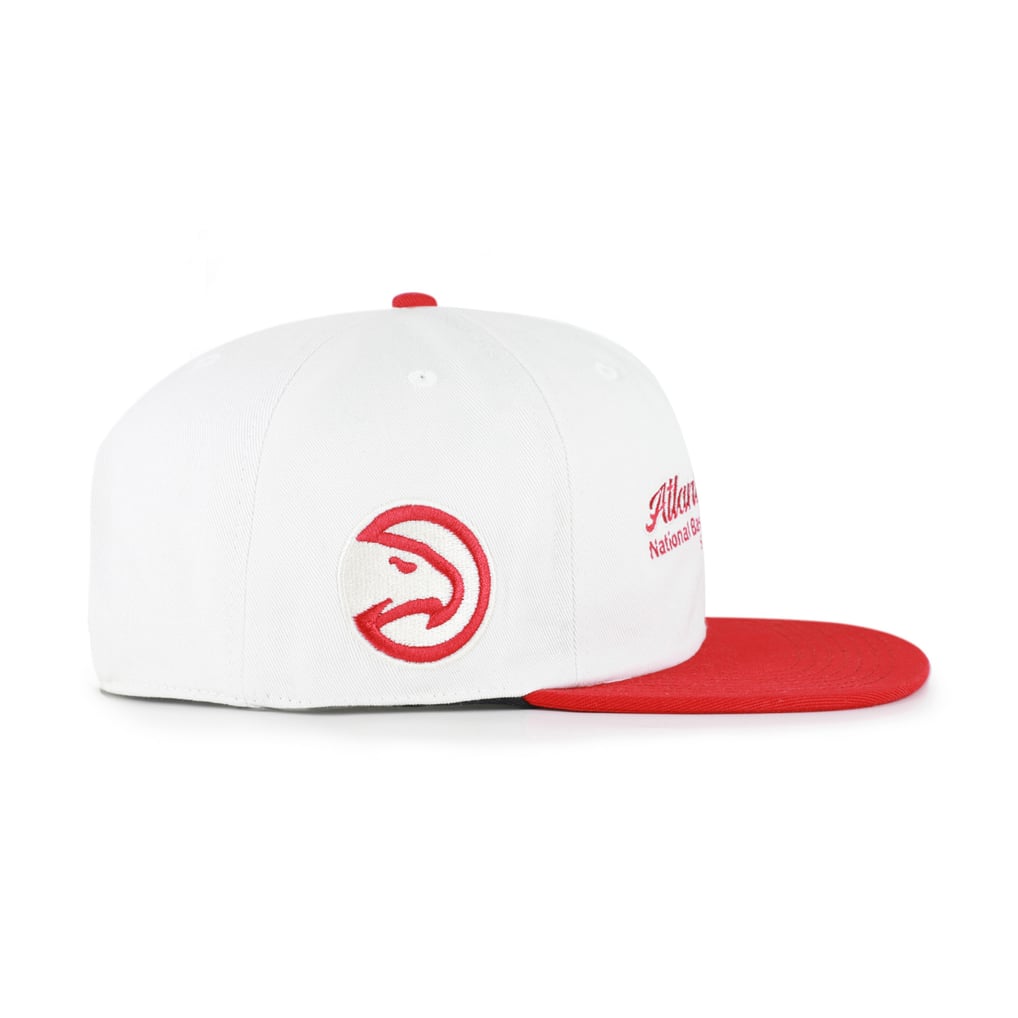 Atlanta Hawks '47 Script Stack Captain Snapback Hat - Cream