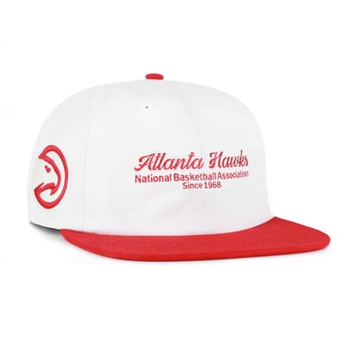 Atlanta Hawks '47 Script Stack Captain Snapback Hat - Cream
