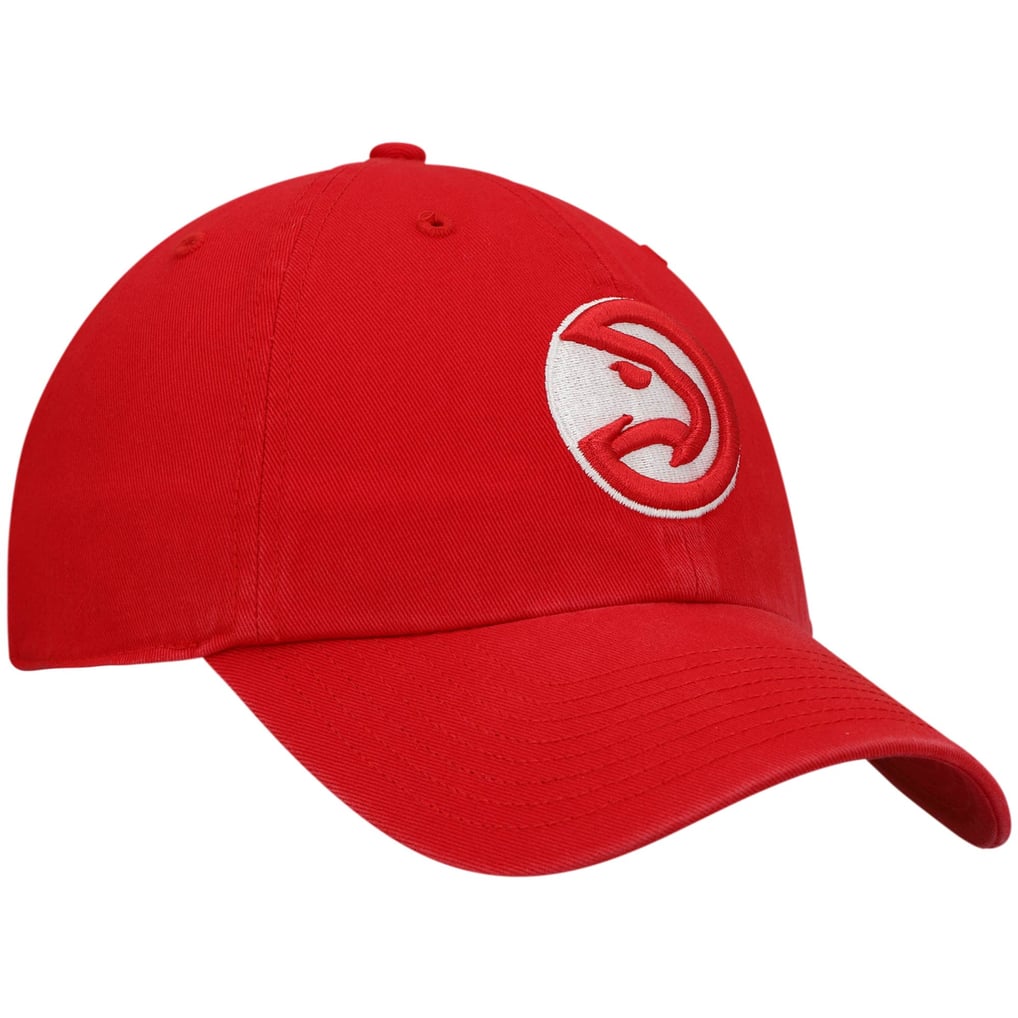 Men's Atlanta Hawks '47 Red Core Logo Clean Up Adjustable Hat