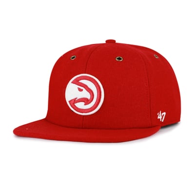 Atlanta Hawks '47 Wool Captain Adjustable Hat - Red