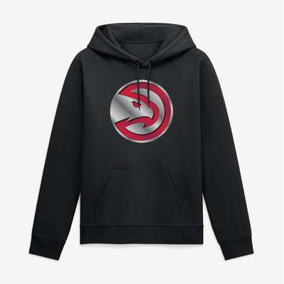 Atlanta Hawks Big & Tall Forged Mascot Hoodie - Black