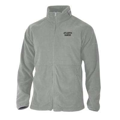 Atlanta Hawks Columbia Everest Ridge Full-Zip Fleece Jacket - Gray