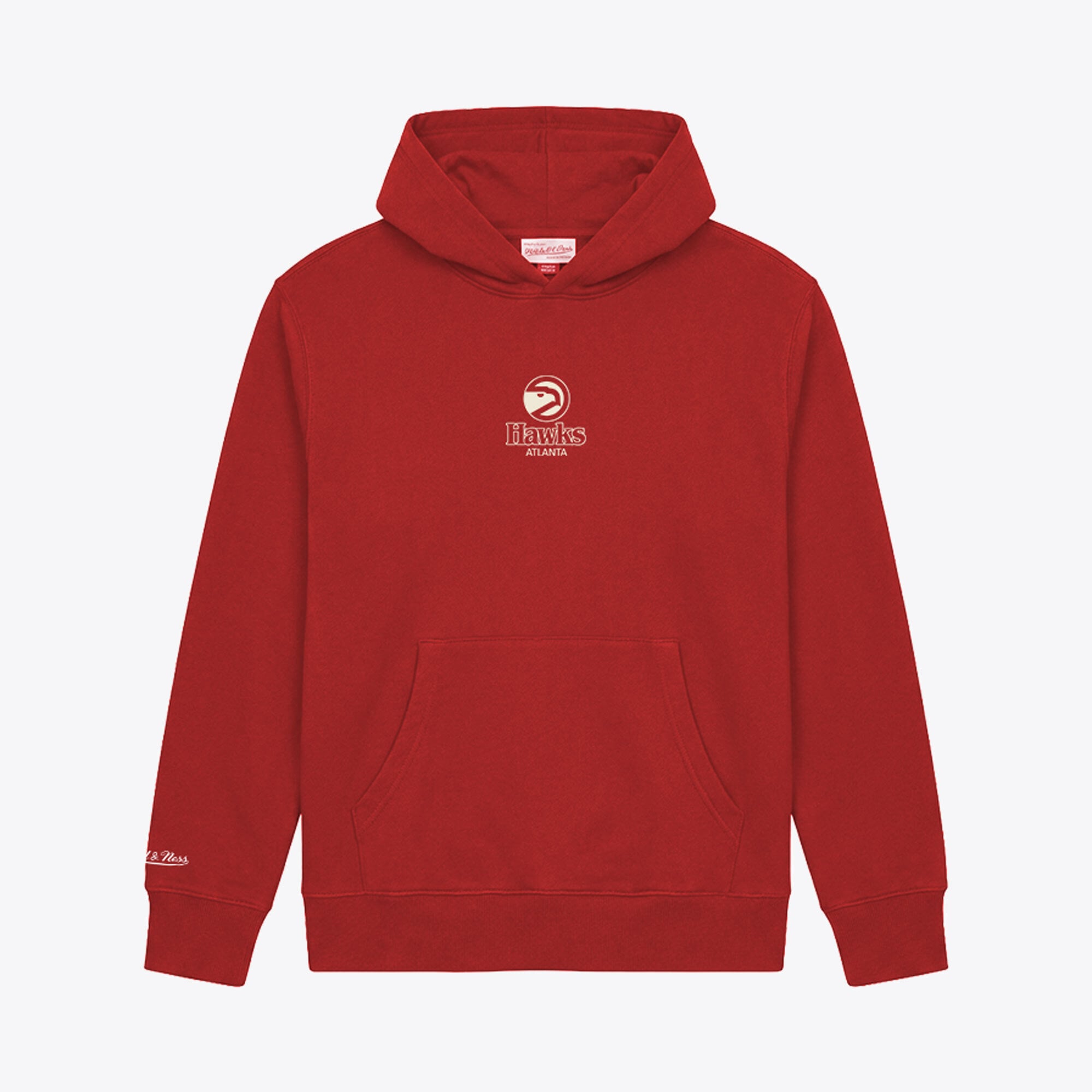 Mitchell & Ness Atlanta Hawks Red Core Fleece Hoodie