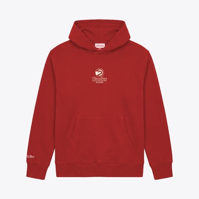 Atlanta Hawks Mitchell & Ness Core Fleece Hoodie - Red
