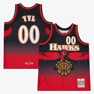 Atlanta Hawks Mitchell & Ness x Playboi Carti 1996-97 Swingman Jersey - Black