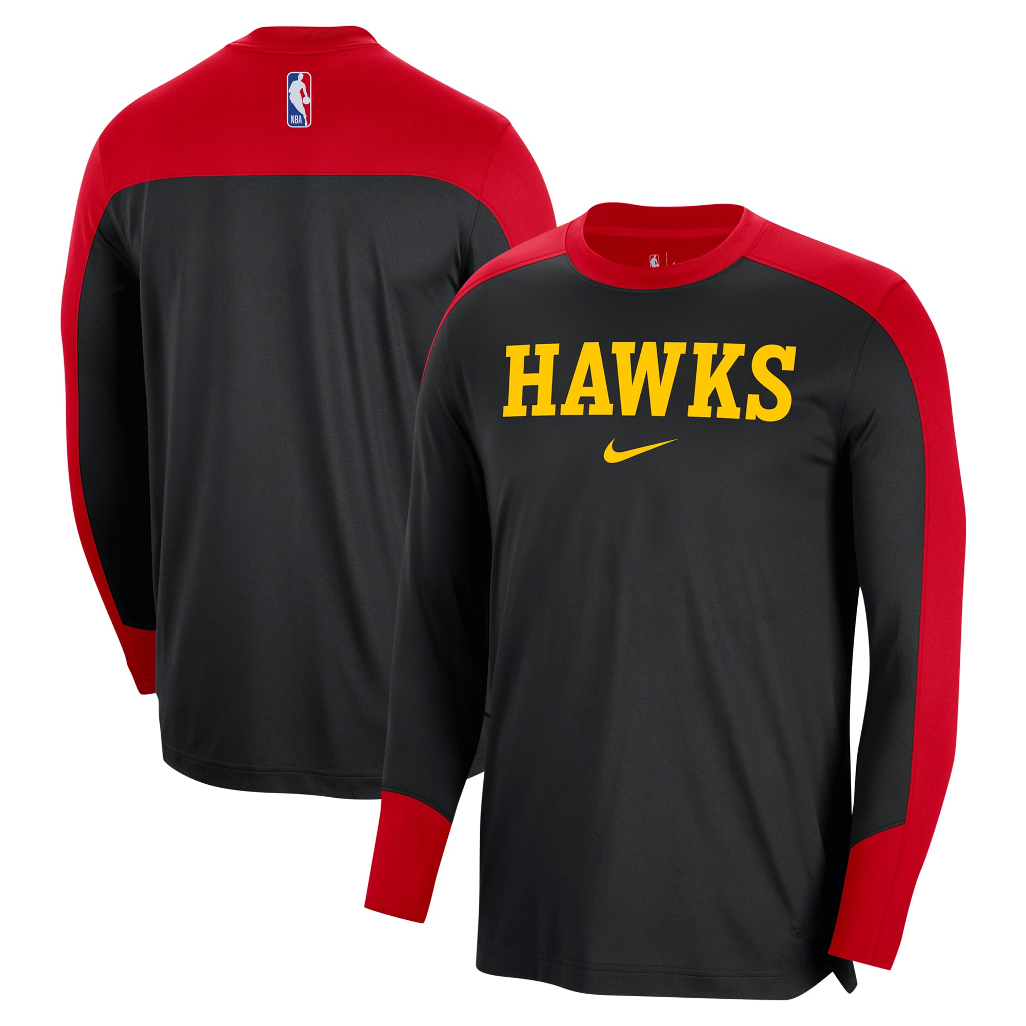 Atlanta Hawks Nike 2024/25 Authentic Pre-Game Legend Long Sleeve 