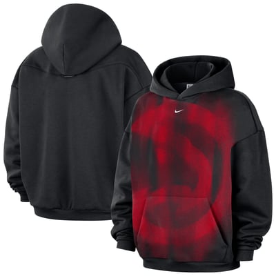 Atlanta Hawks Nike 2026 Standard Issue Practice Icon Fleece Pullover Hoodie - Black