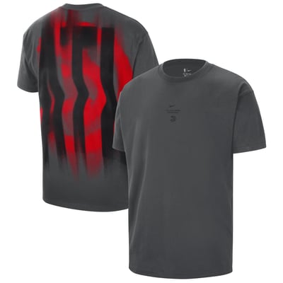 Atlanta Hawks Nike 2026 Standard Issue Pre-Game Max 90 T-Shirt - Charcoal