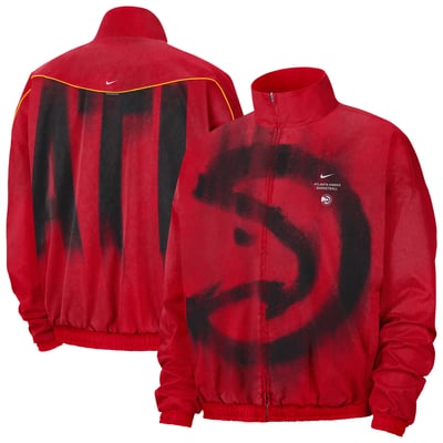 Atlanta Hawks Nike 2026/27 Standard Issue On-Court Game Theater Loud Full-Zip Jacket - Red