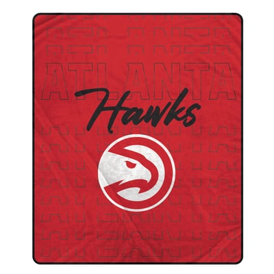 Atlanta Hawks Pegasus Echo Script Fade 50" x 60" Ultra Soft Throw Blanket