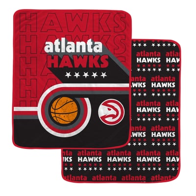 Atlanta Hawks Pegasus Retro Baller Double-Sided 60" x 70" Ultra Cozy Blanket