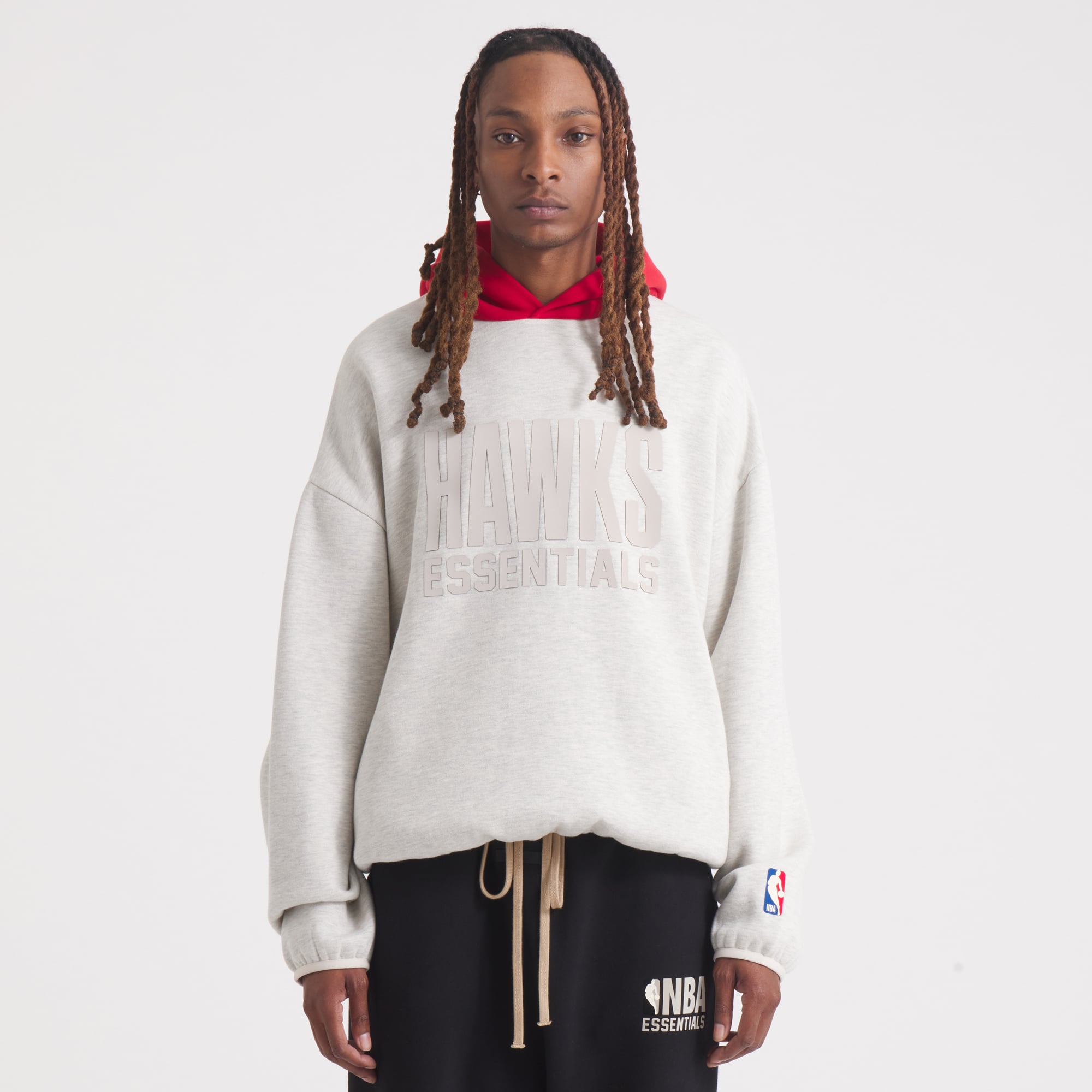 Unisex Atlanta Hawks Fear of God Heather Gray NBA x ESSENTIALS 