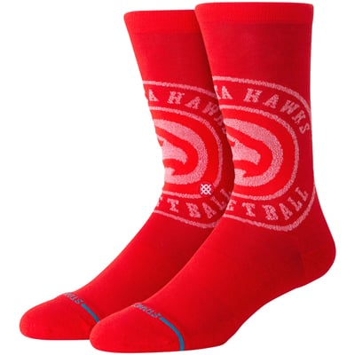  Atlanta Hawks Stance Youth Posterized Knit Crew Socks - Red