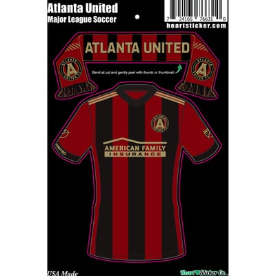Atlanta United FC Scarf And Jersey Sticker