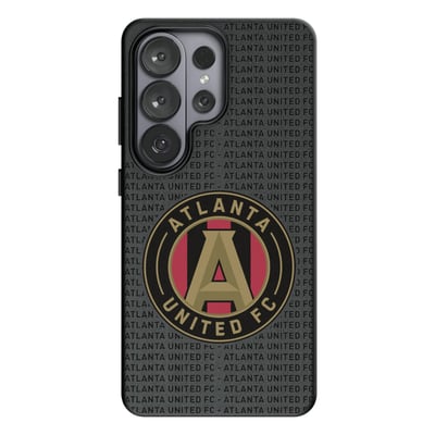  Atlanta United FC Keyscaper Text Backdrop Magnetic Bump Case - Black
