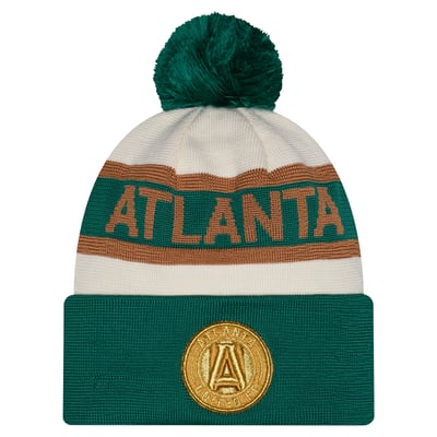 Atlanta United FC New Era 2026 Jersey Hook Cuffed Pom Knit Hat - Green