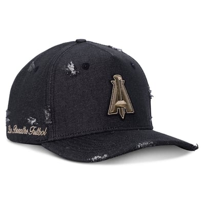 Atlanta United FC Live Breathe Futbol Unisex Distressed Snapback Hat - Black