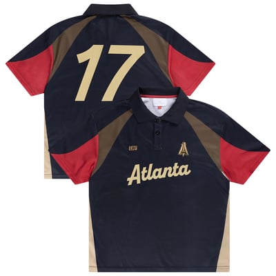 Atlanta United FC Live Breathe Futbol Unisex Scrum Mesh Polo - Black