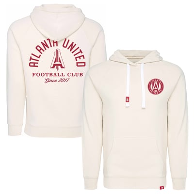  Atlanta United FC Sportiqe Unisex Olsen Tri-Blend Raglan Hoodie - Natural