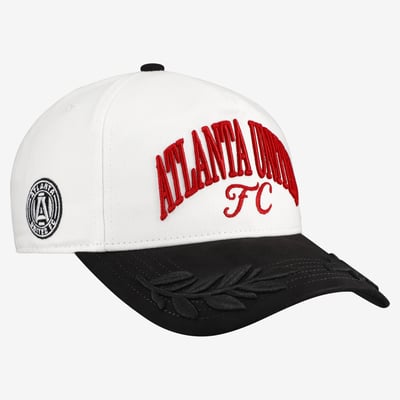 Atlanta United FC Sportiqe Unisex Admiral Twill Adjustable Hat - White/Black