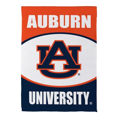  Auburn Tigers 12.5" x 28" Scoped Logo Double-Sided Suede Garden Flag