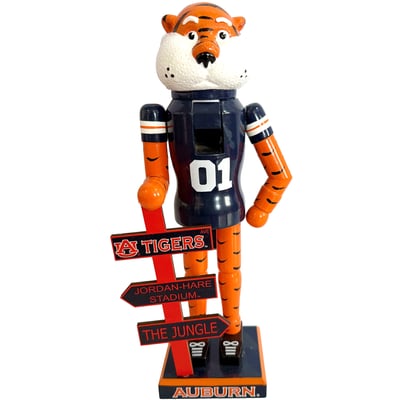Auburn Tigers 12" Mascot Nutcracker