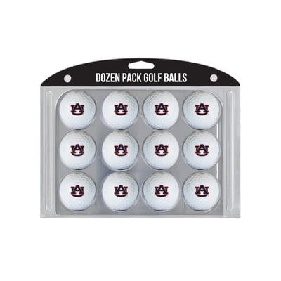 Auburn Tigers 12-Pack Team Golf Ball Set