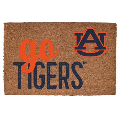 Auburn Tigers 20" x 30" Go Team Coir Door Mat
