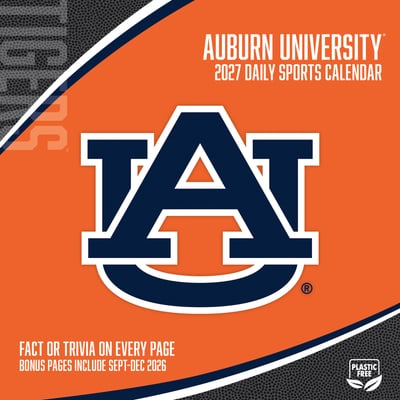 Auburn Tigers 2027 Box Calendar