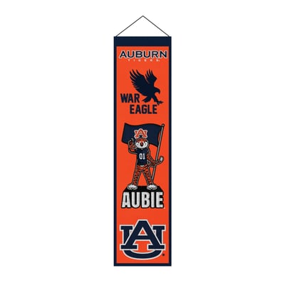 Auburn Tigers 8" x 32" Icons Banner