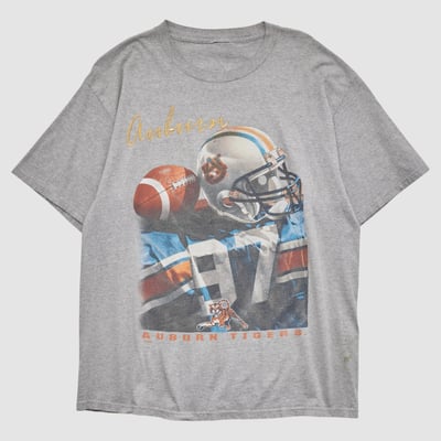 Auburn Tigers 90s T-shirt - Heather Gray - XL by Fanatics Real Vintage