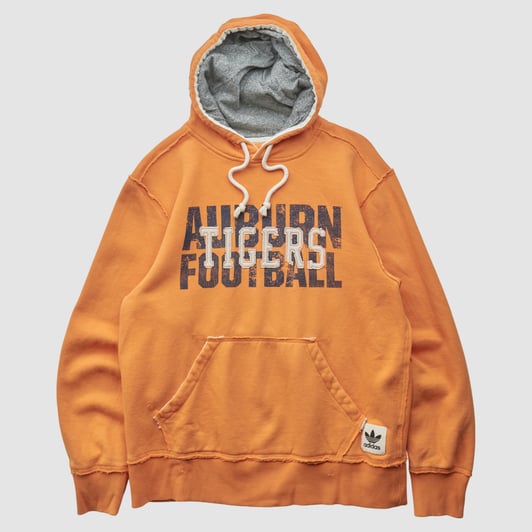 Auburn Tigers Adidas 2010s Hooded Pullover Sweatshirt - Orange - M by Fanatics Real Vintage