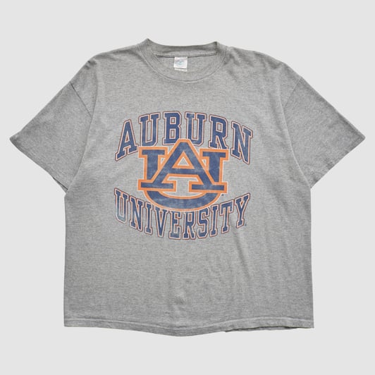 Auburn Tigers Delta 2000s T-shirt - Gray - 2XL by Fanatics Real Vintage