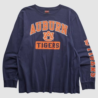 Auburn Tigers Genuine Stuff 2000s Long Sleeve T-shirt - Navy - L by Fanatics Real Vintage
