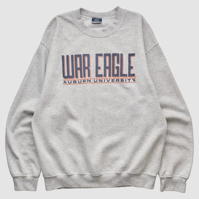 Auburn Tigers MV Sport 2010s Pullover Sweatshirt - Heather Gray - XS by Fanatics Real Vintage