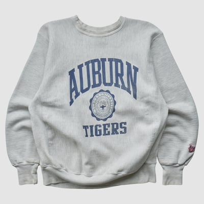 Auburn Tigers MV Sport 90s Pullover Sweatshirt - White - S by Fanatics Real Vintage