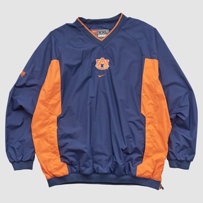 Auburn Tigers Nike 2000s Pullover Jacket - Navy - XL by Fanatics Real Vintage