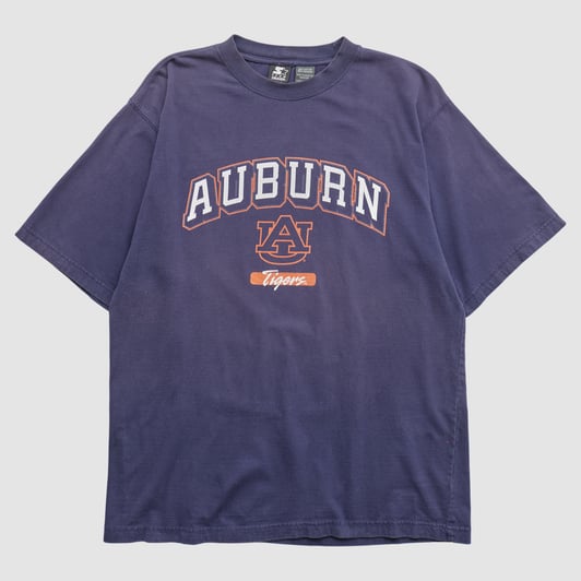 Auburn Tigers Starter 2000s T-shirt - Navy - XL by Fanatics Real Vintage