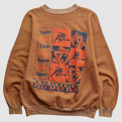 Auburn Tigers Tultex 90s Pullover Sweatshirt - Clay - M by Fanatics Real Vintage