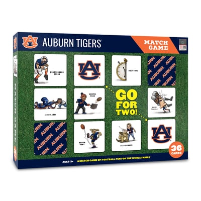 Auburn Tigers Fanpoint Licensed Memory Match Game