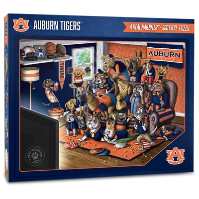 Auburn Tigers Fanpoint Purebred Fans 18'' x 24'' A Real Nailbiter 500-Piece Puzzle