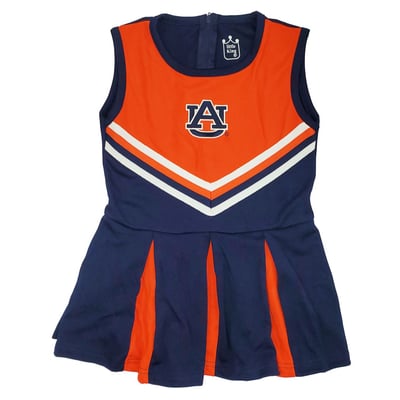  Little King Auburn Tigers Infant Navy Cheer Jumper