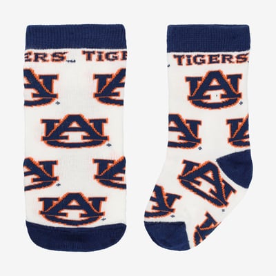  Auburn Tigers Starter Infant All-Over Print Socks - White