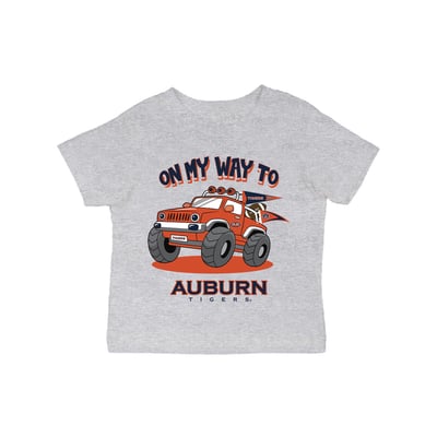 Auburn Tigers Vive La Fete Infant On My Way T-Shirt - Gray