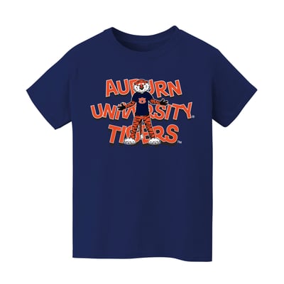 Auburn Tigers Vive La Fete Infant Mascot & Name T-Shirt - Navy